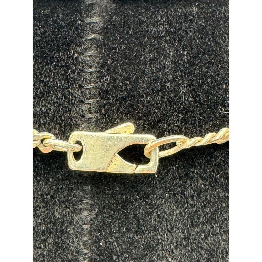 GUCCI Necklace Cut Out G Bar Sterling Silver Unisex Kihei Chain new w/ Box Pouch - Picture 4 of 10